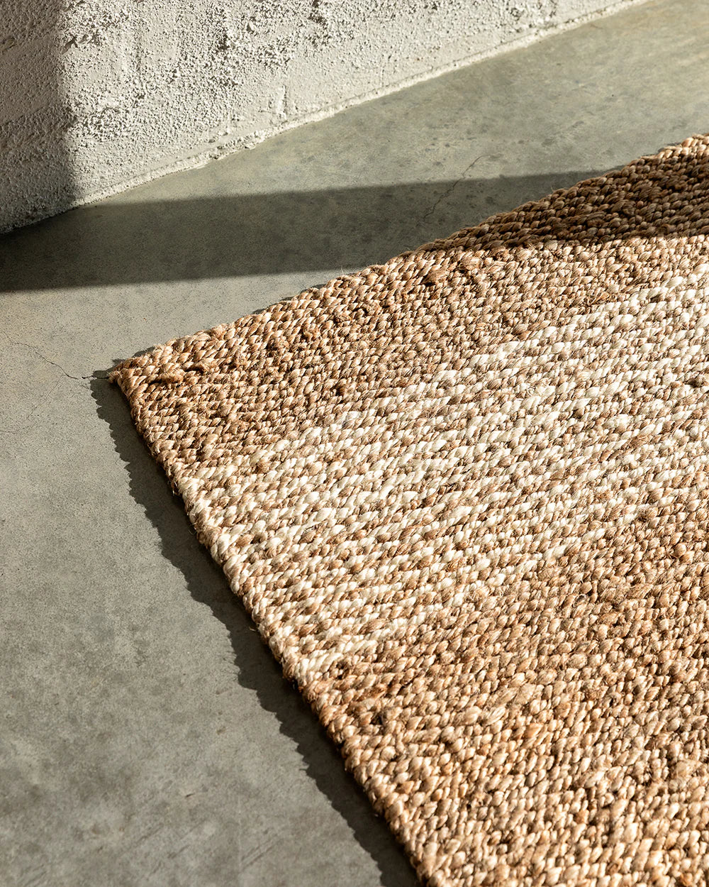 Baya Anglesea Entrance Mat 60 x 100cm Jute Furtex NZ Natural