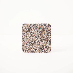 Love LIGA Beach Clean Square Coaster set of 4