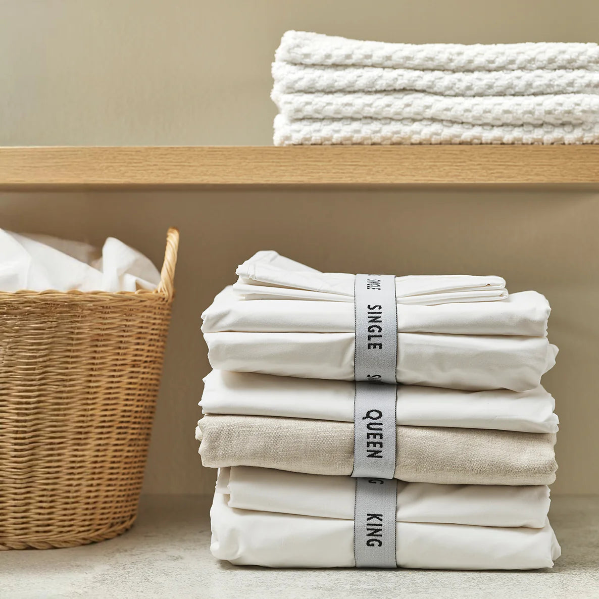 THREAD DESIGN Bed Sheet Bands - Set Of 2 NZ Made 