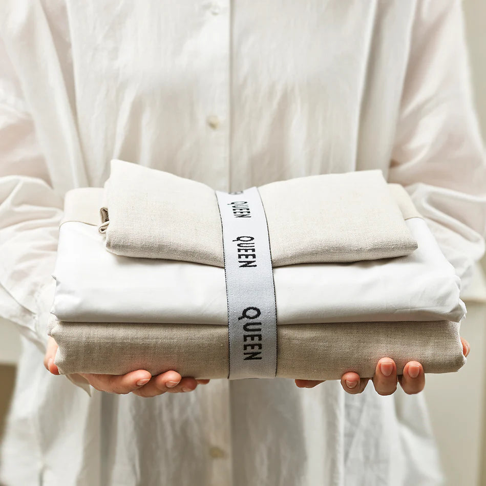 THREAD DESIGN Bed Sheet Bands - Set Of 2 NZ Made 