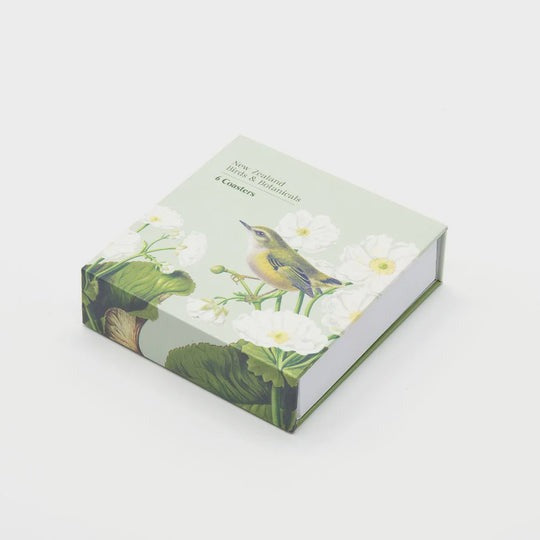 100%NZ Birds & Botanicals Coasters (Set of 6)