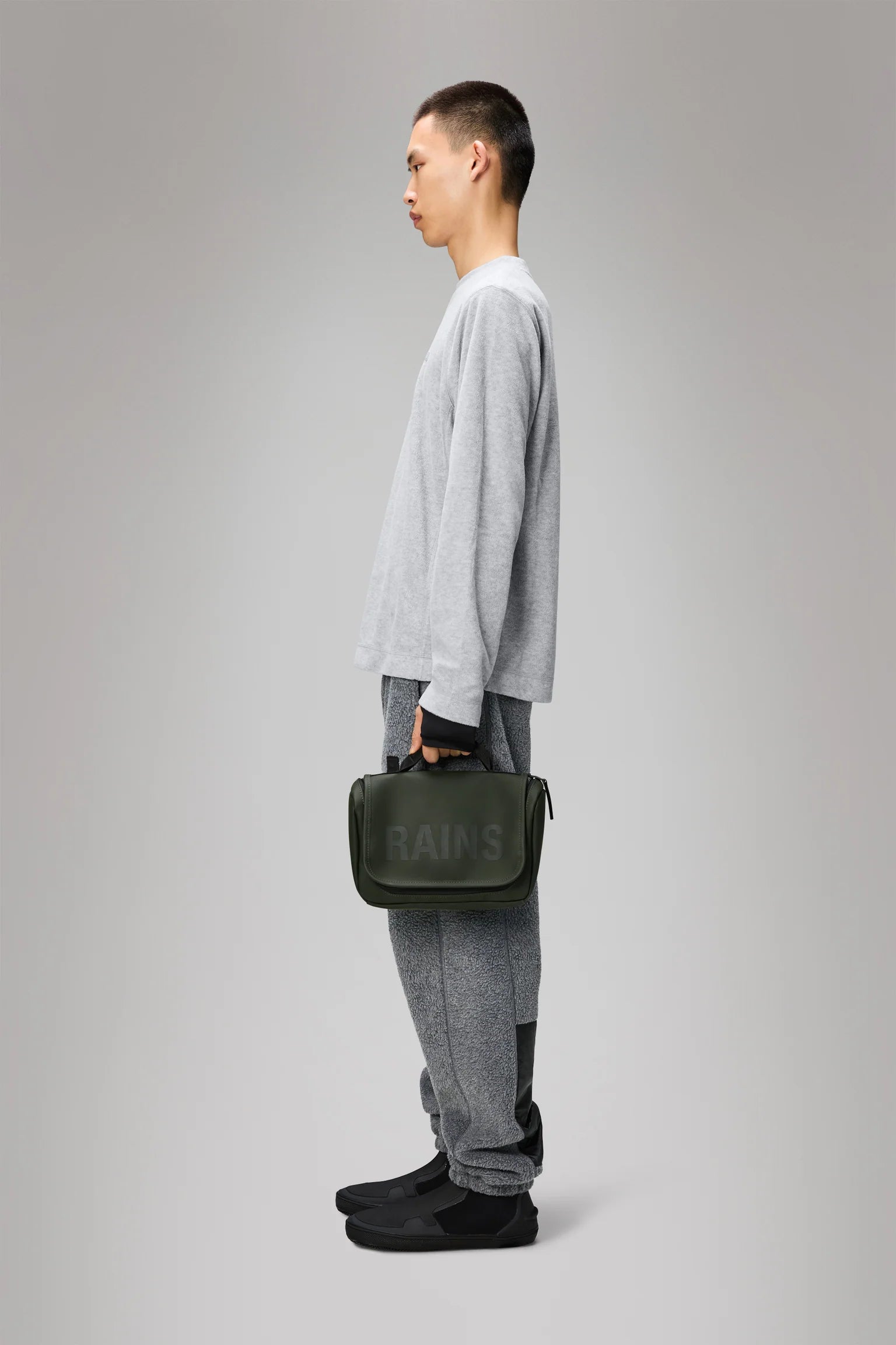 Rains Texel Men's Wash Bag W3 Green