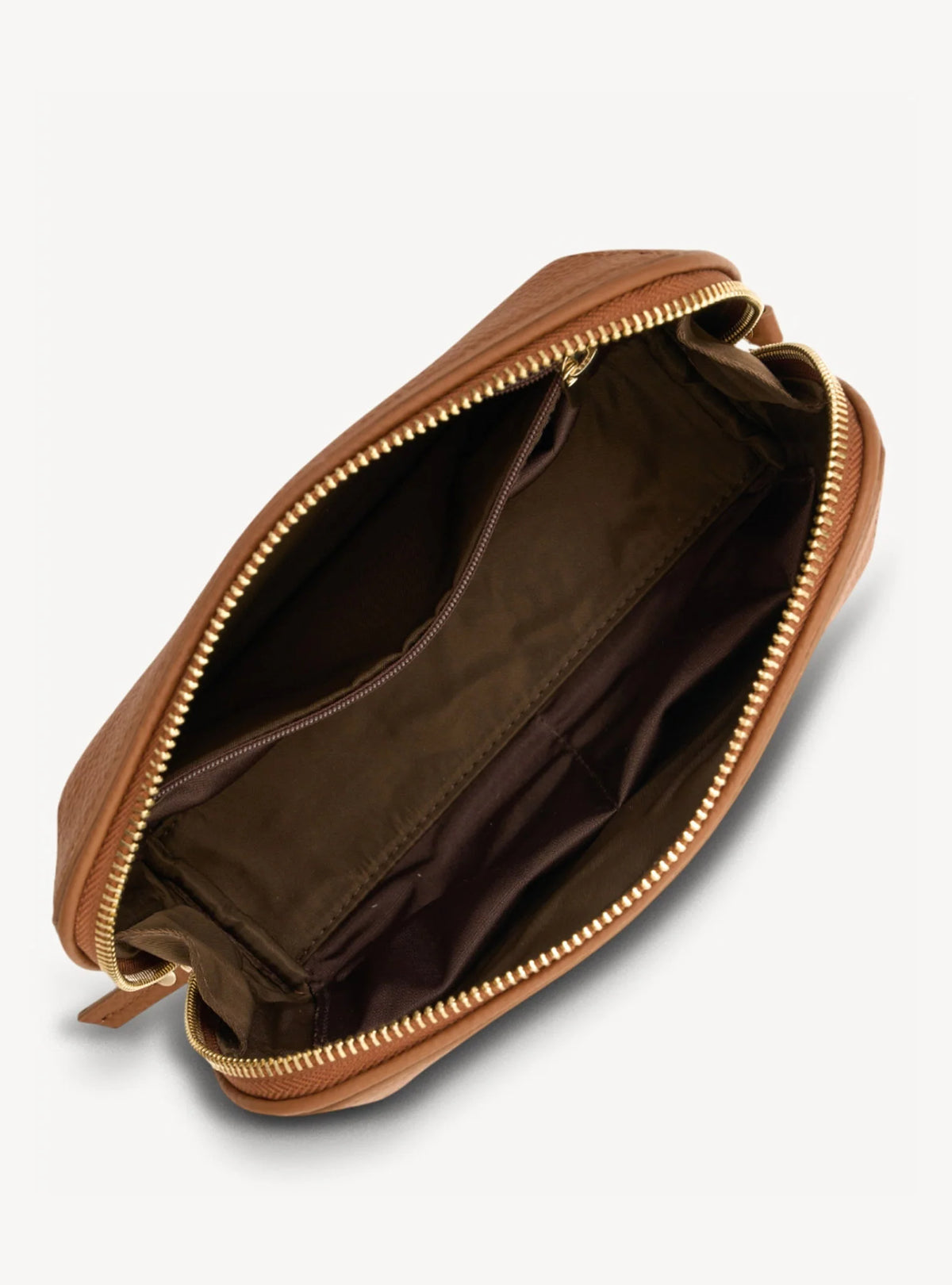 Brown leather pouch SABEN Tate Tech Pouch - Tan