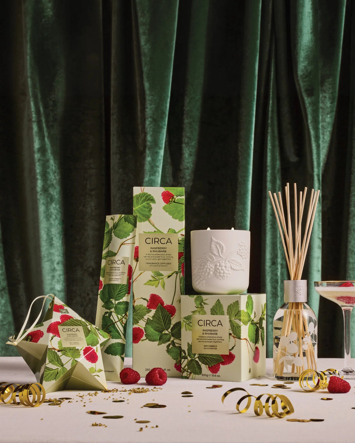CIRCA Christmas Diffuser 250ml - RASPBERRY & RHUBARB