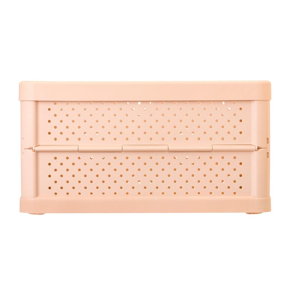 Compact Folding Crate - Peach Pink