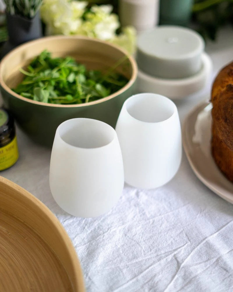 Porter Green Blanc + Dove | Fegg | Silicone Unbreakable Glasses Beach Swimming Pool Picnic Drinkware