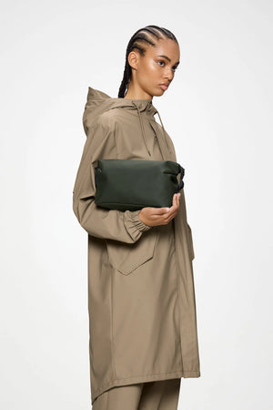 RAINS Hilo Wash Bag - Green