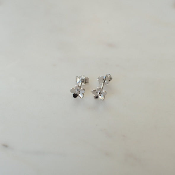 Sophie Store Daisy Day Studs - Silver