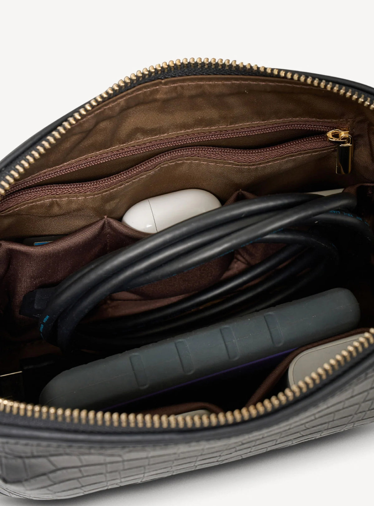 SABEN Tate Tech Pouch - Black Croc