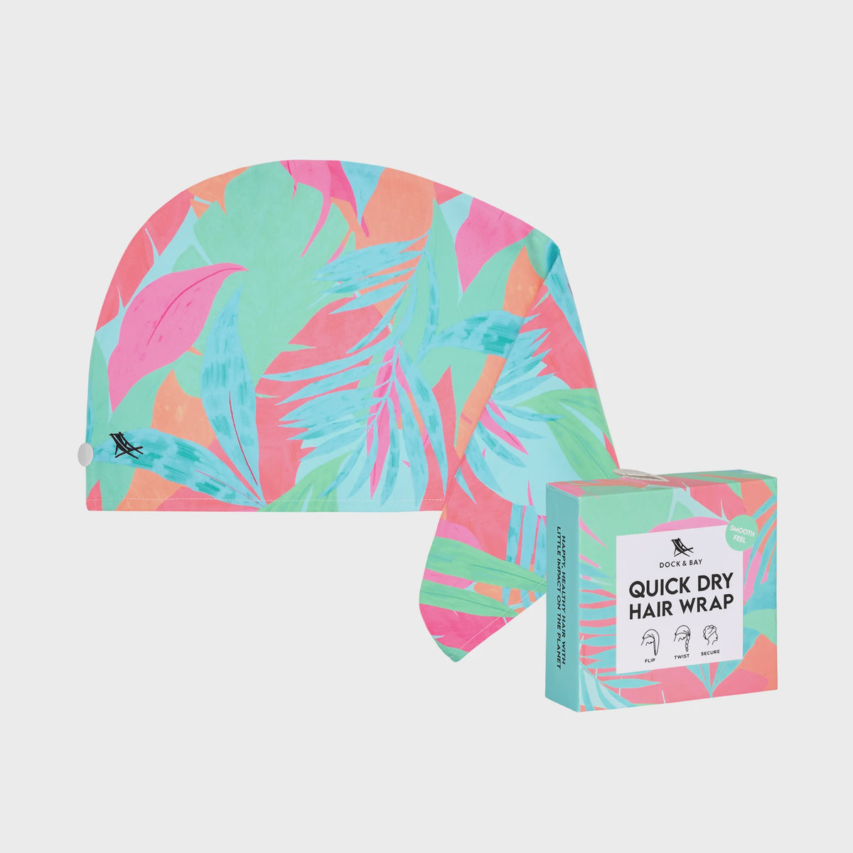 Dock & Bay Quick Dry Hair Wrap Collection - Hot Tropics