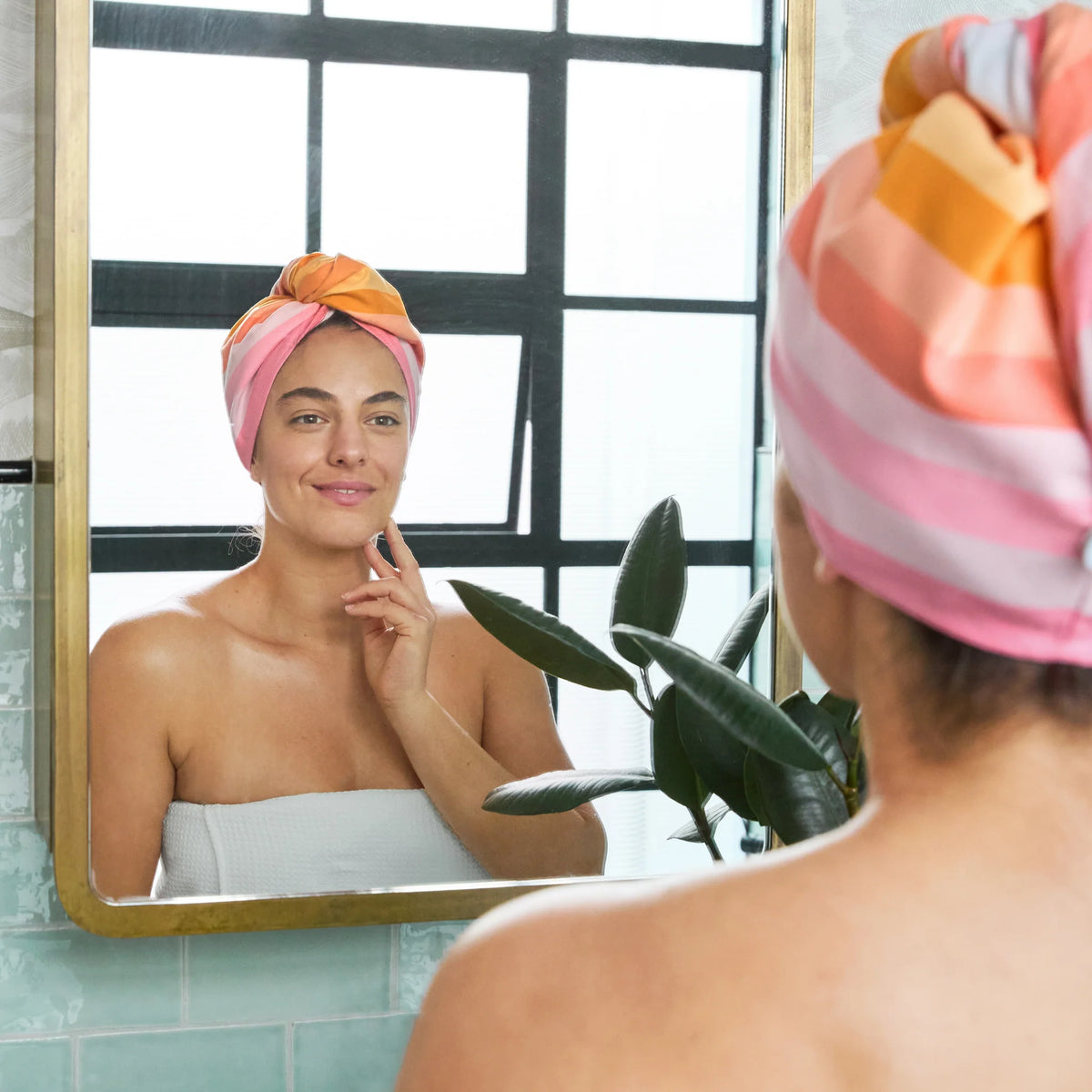 Dock & Bay Hair Wrap Collection - Miami Sorbet