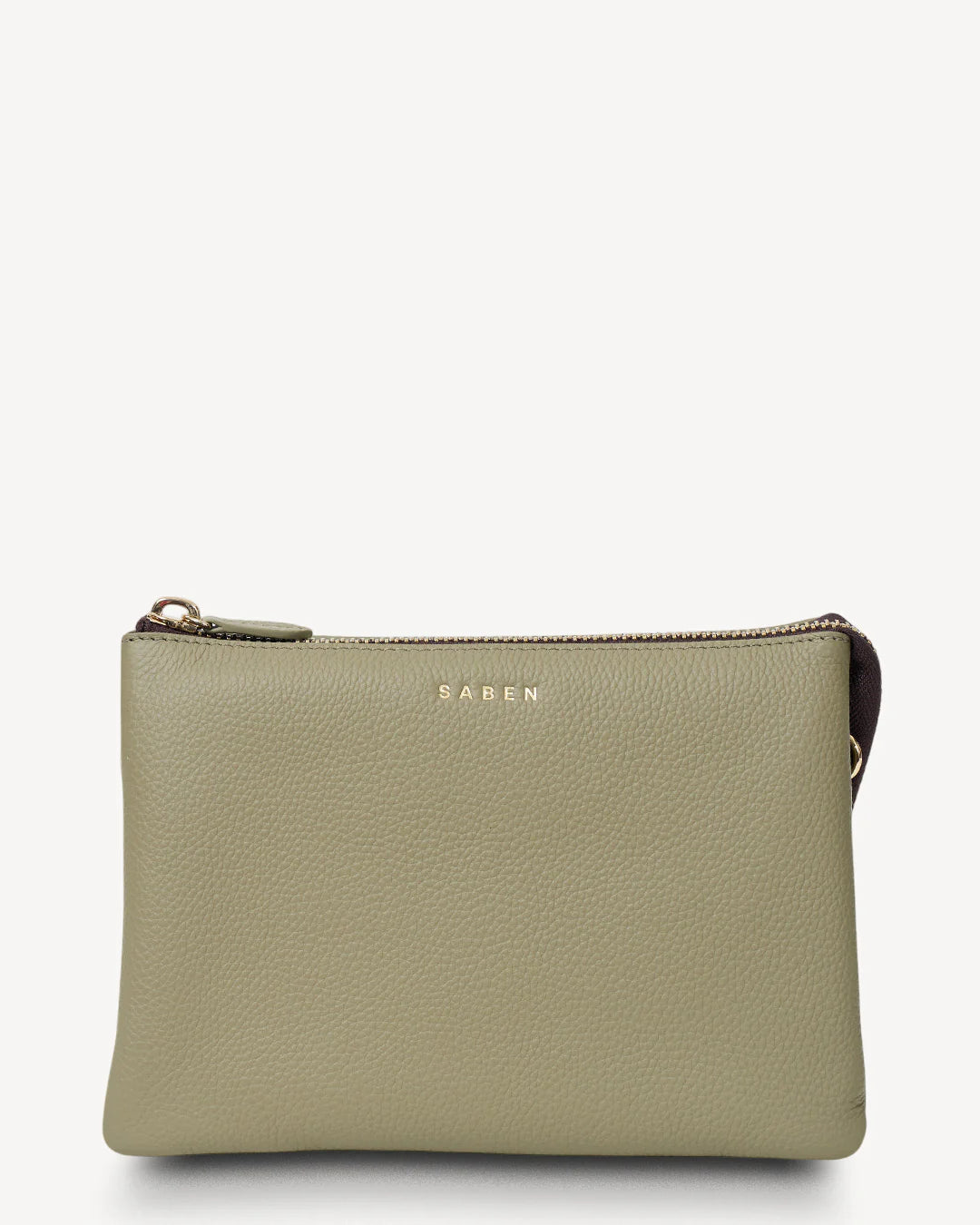 Saben Tilly's Big Sis Crossbody - Eucalyptus Green Leather Bag