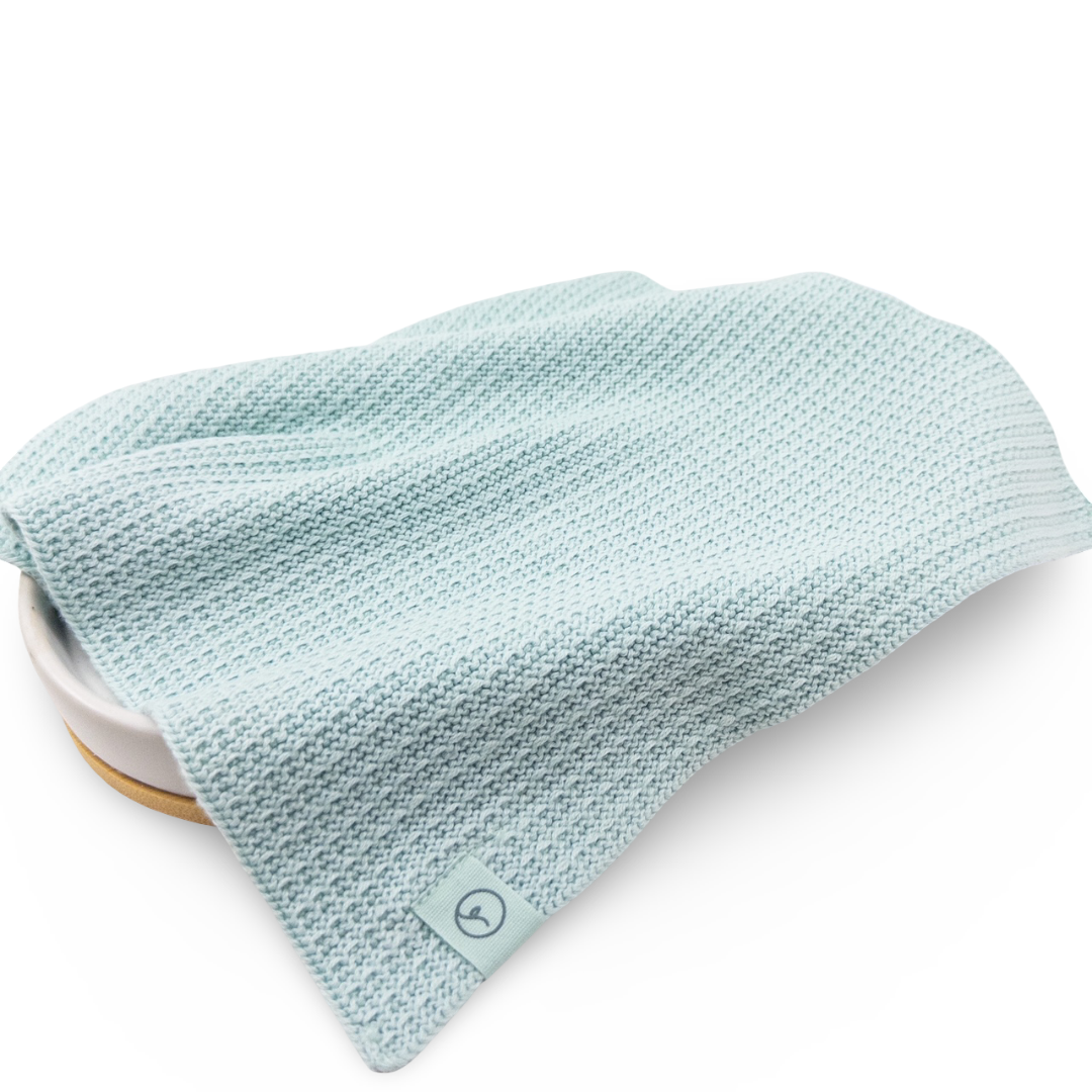 Face Cloth 2pk - Duck Egg