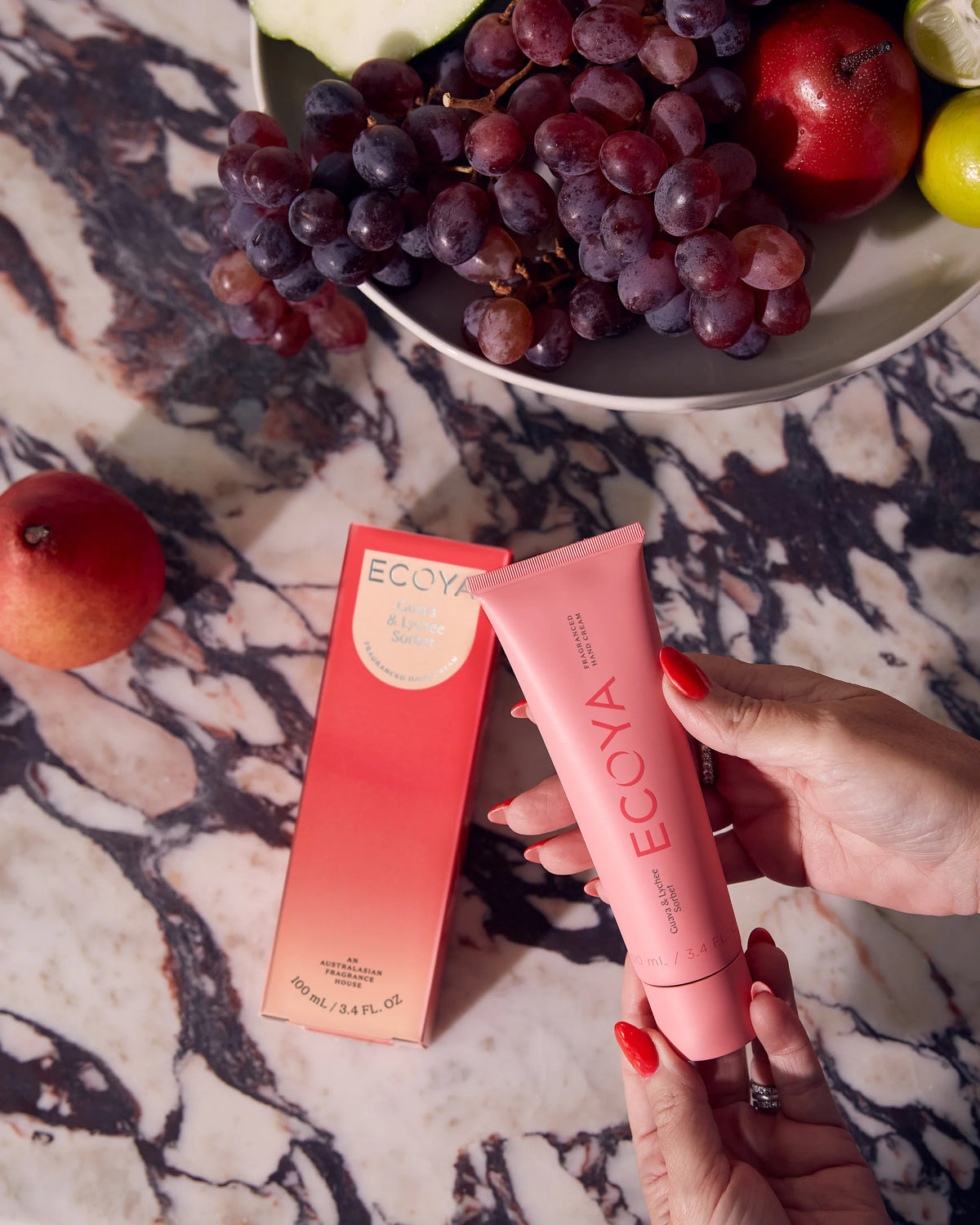 ECOYA Guava & Lychee Sorbet Hand Cream