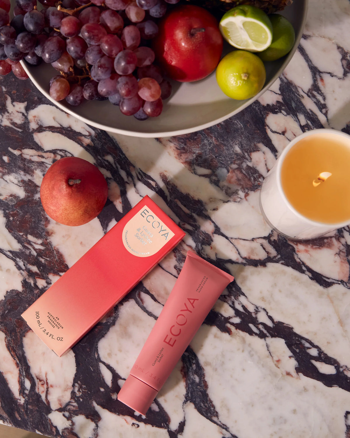 ECOYA Guava & Lychee Sorbet Hand Cream