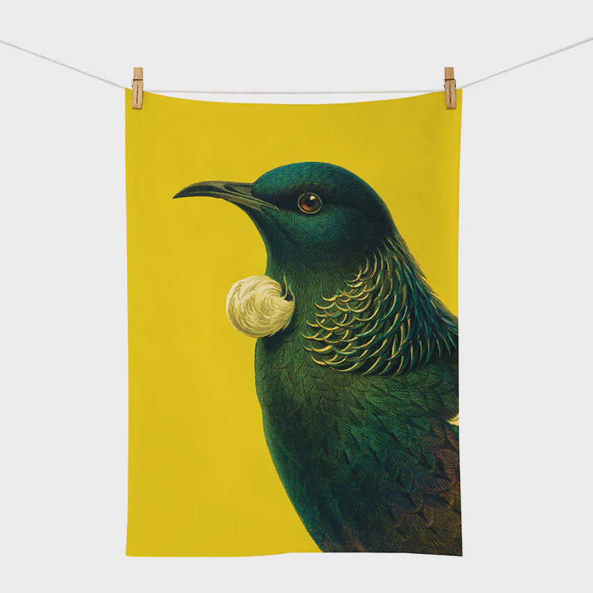 Bright Tui Tea Towel