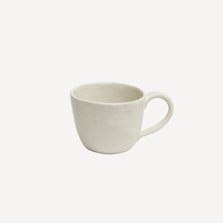 French Country Collections Franco Rustic White Cup