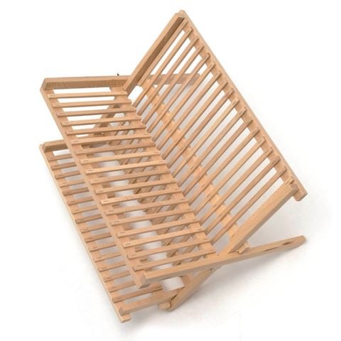 Dishy Beech Wood Dish Rack