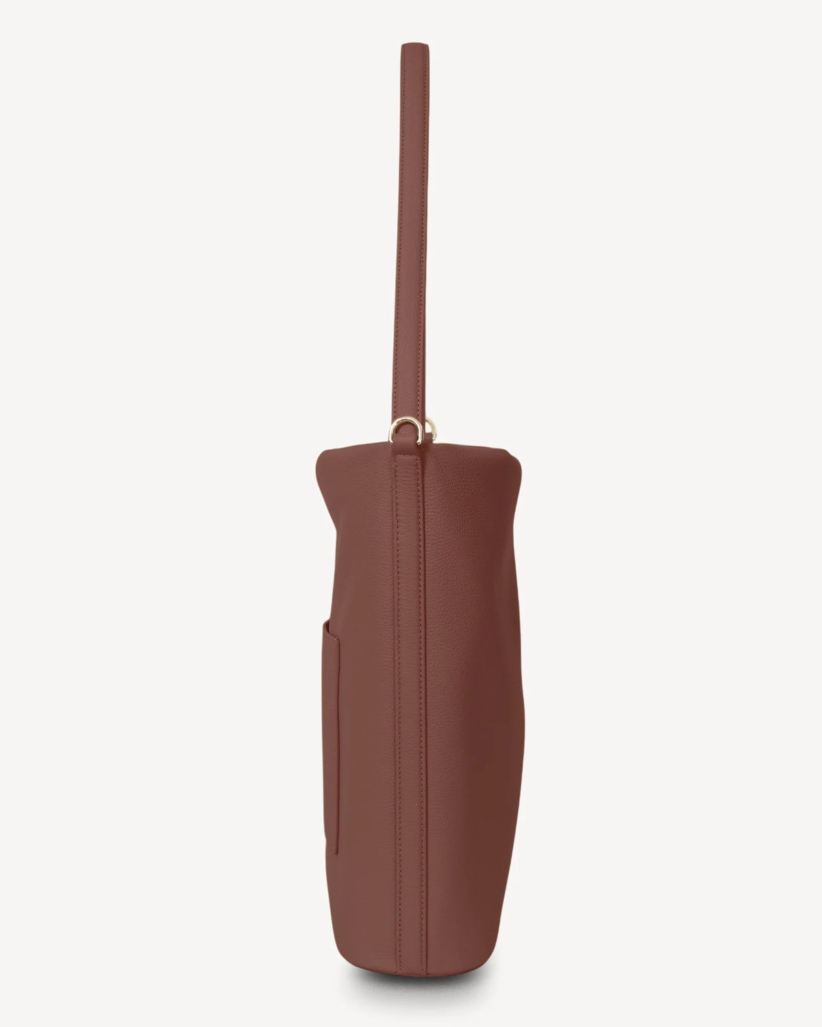 Saben June Shoulder Bag - Umber Pebble Brown leather handbag