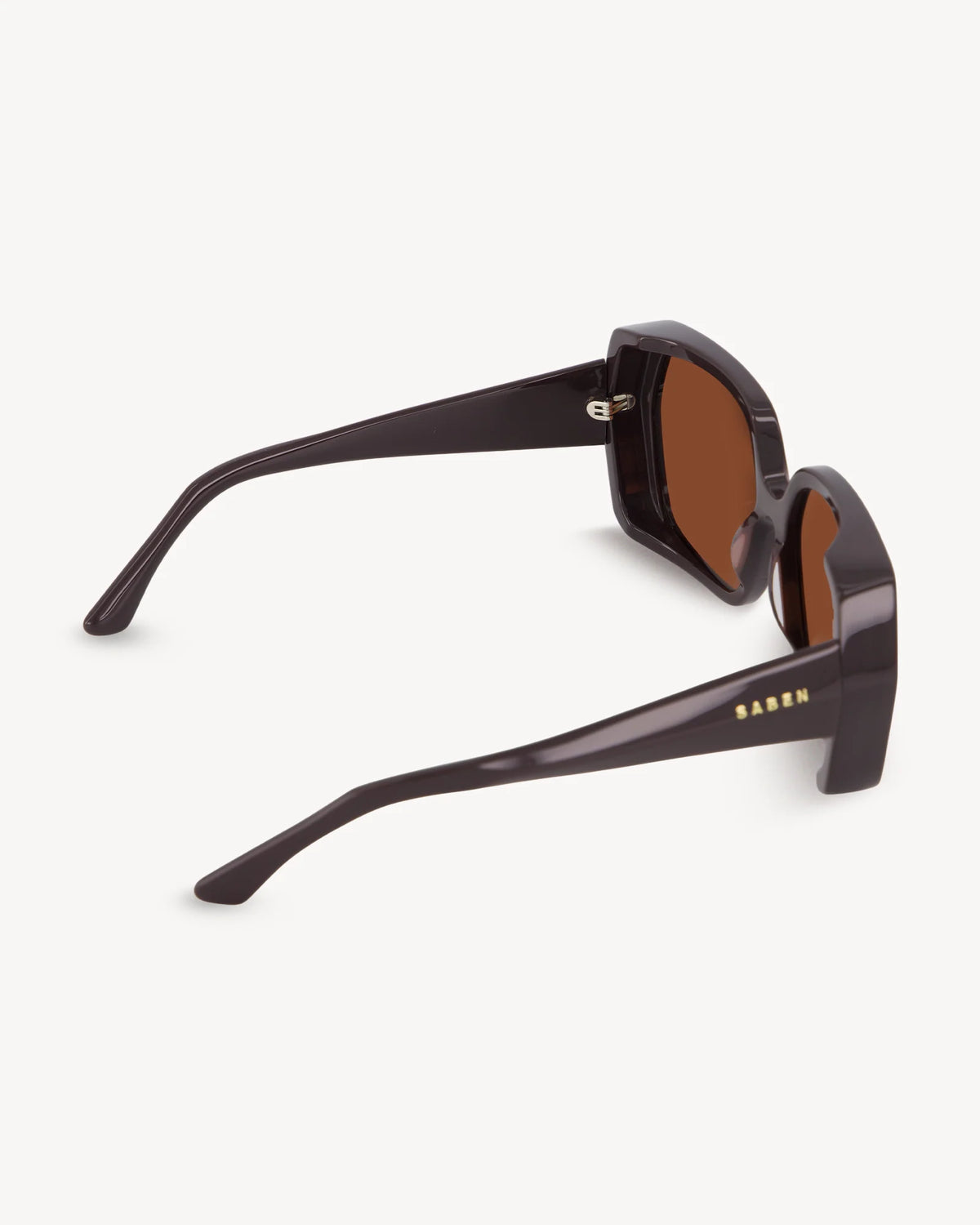 SABEN Remi Sunglasses - Espresso Sunglasses with a brown lens and black frame