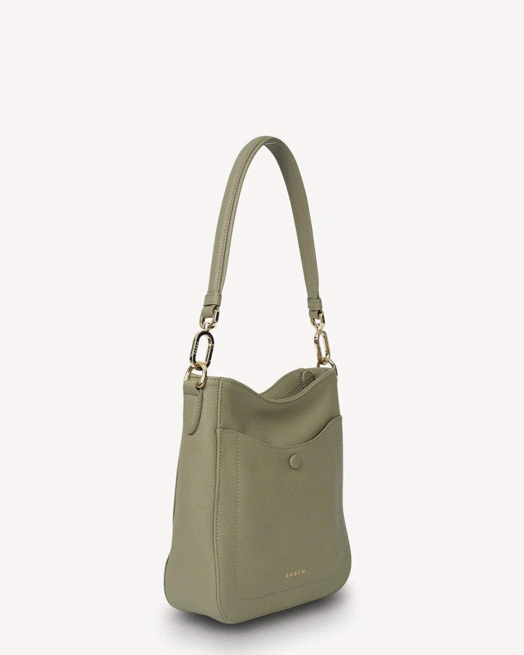 Saben Rosie Shoulder Bag - Eucalyptus Pebble