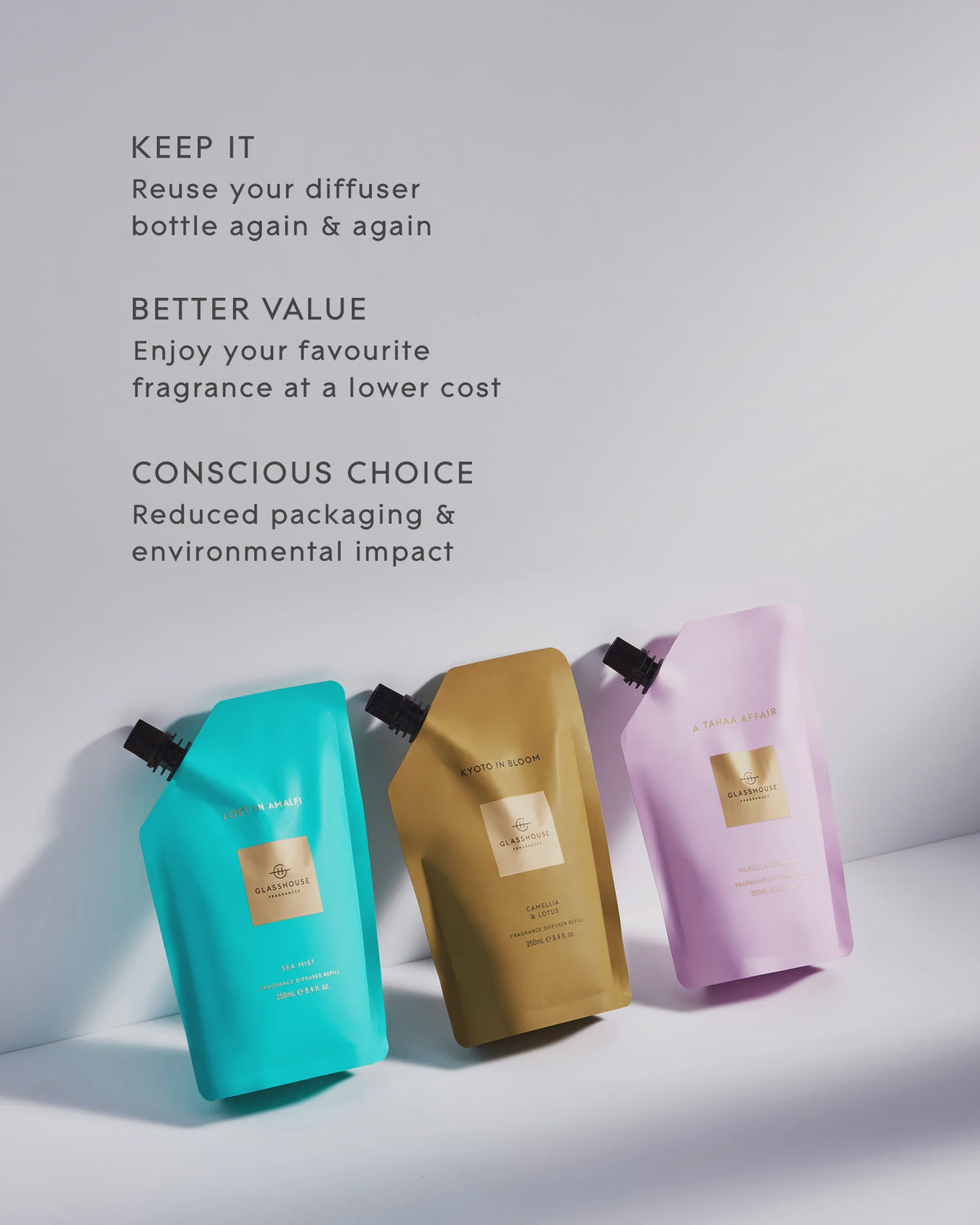 GF 250ml Diffuser Refill Pouch