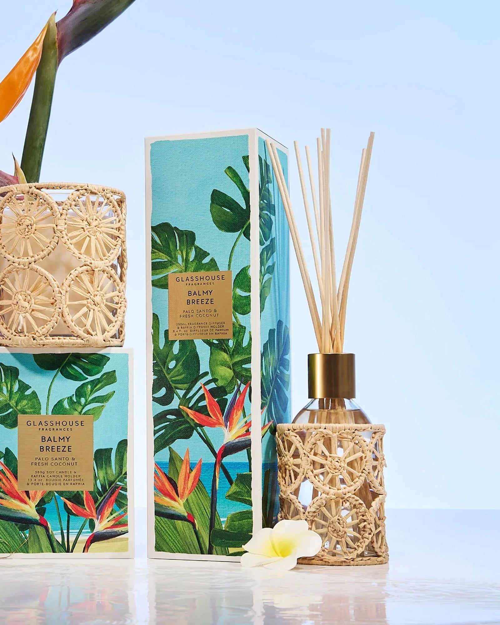 Glasshouse 250ml Diffuser - Balmy Breeze Summer Limited Edition