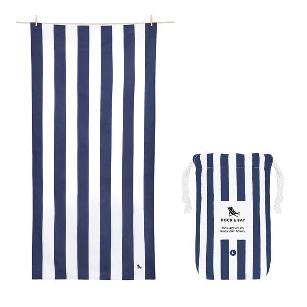 Beach Towel Cabana Collection - Whitsunday Blue