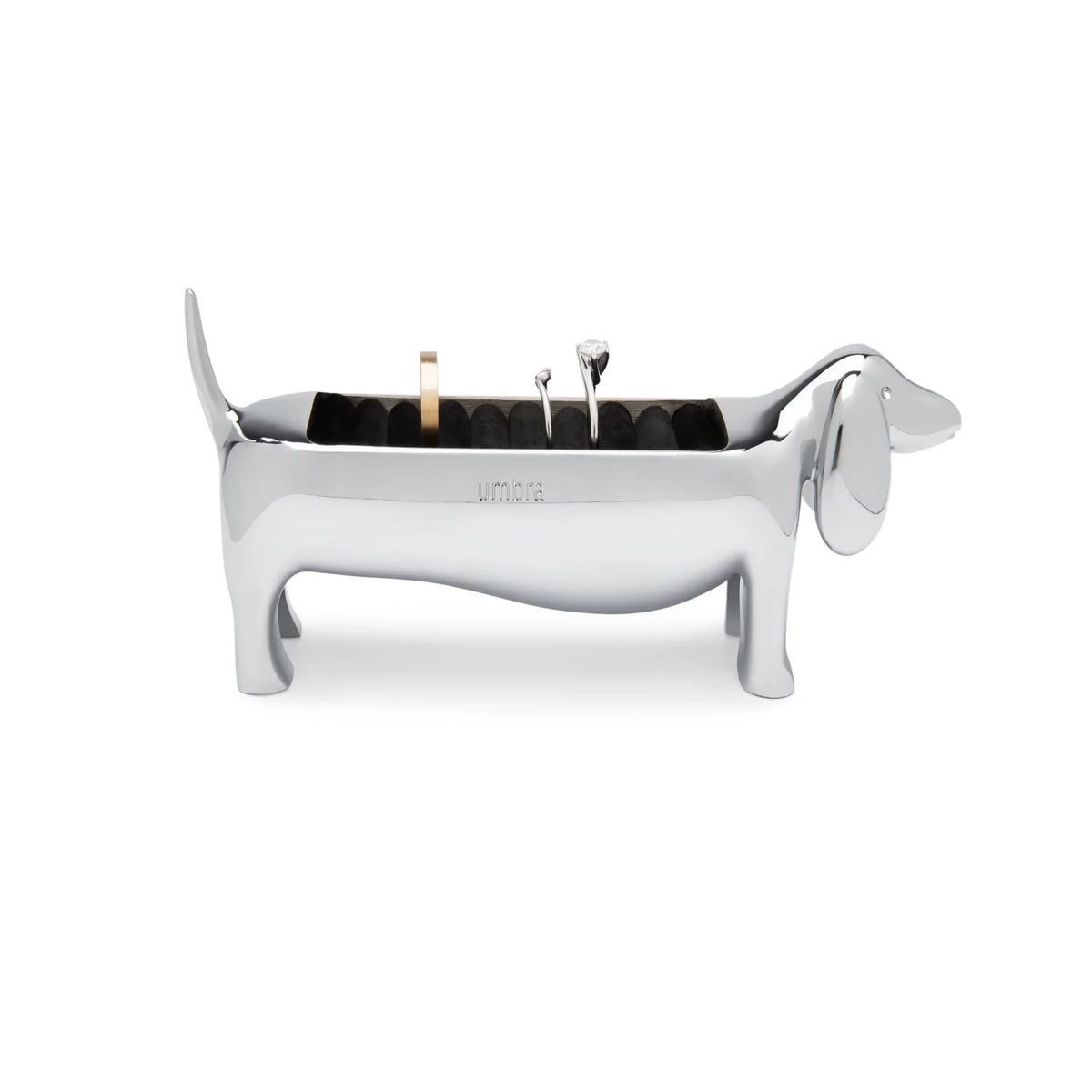 Umbra Dachsie Ring Holder Chrome