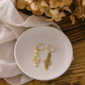 Silver Linings Collection Gold Florence Earrings