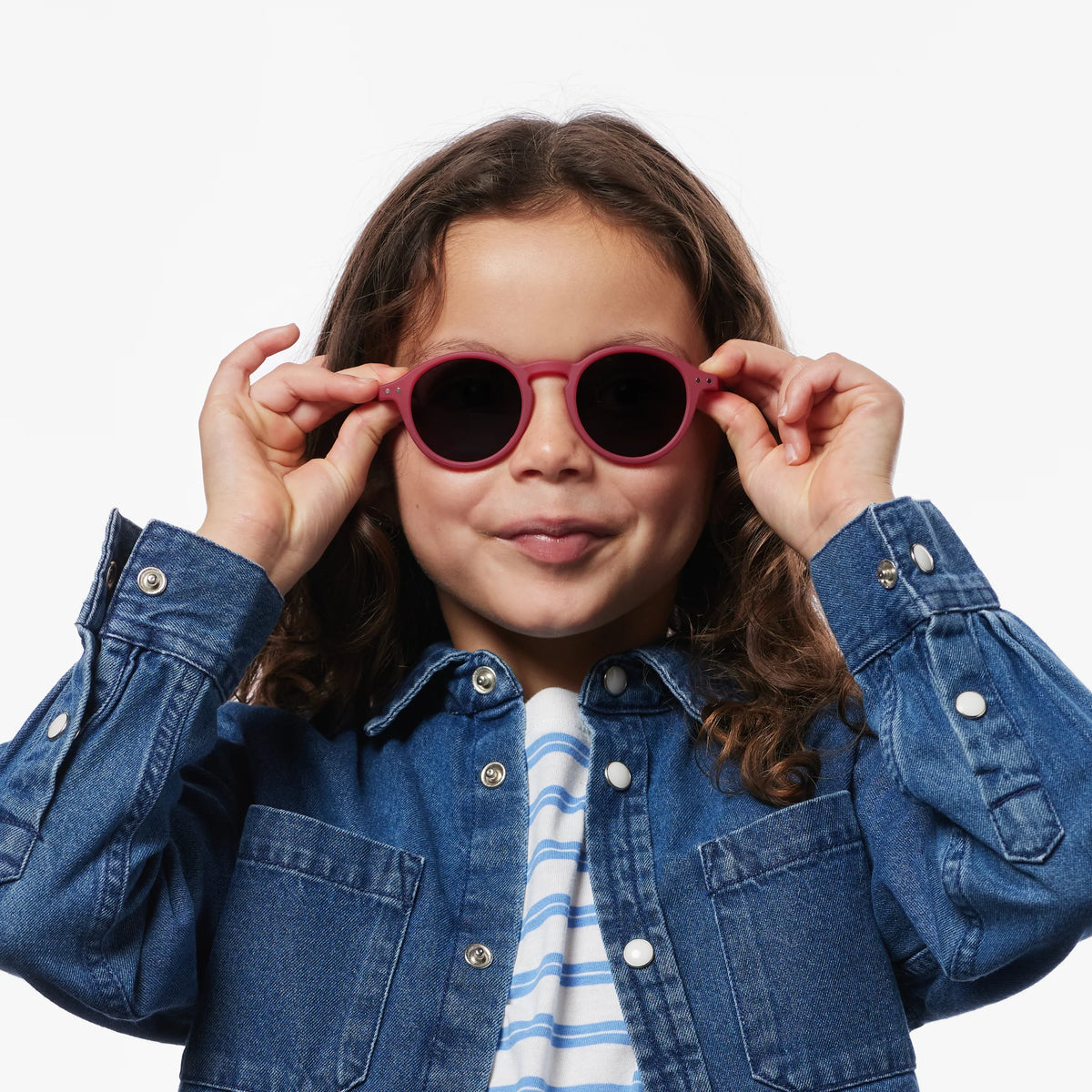 IZIPIZI Sun Child (5-7Y) Collection D Cranberry Kids Sunglasses
