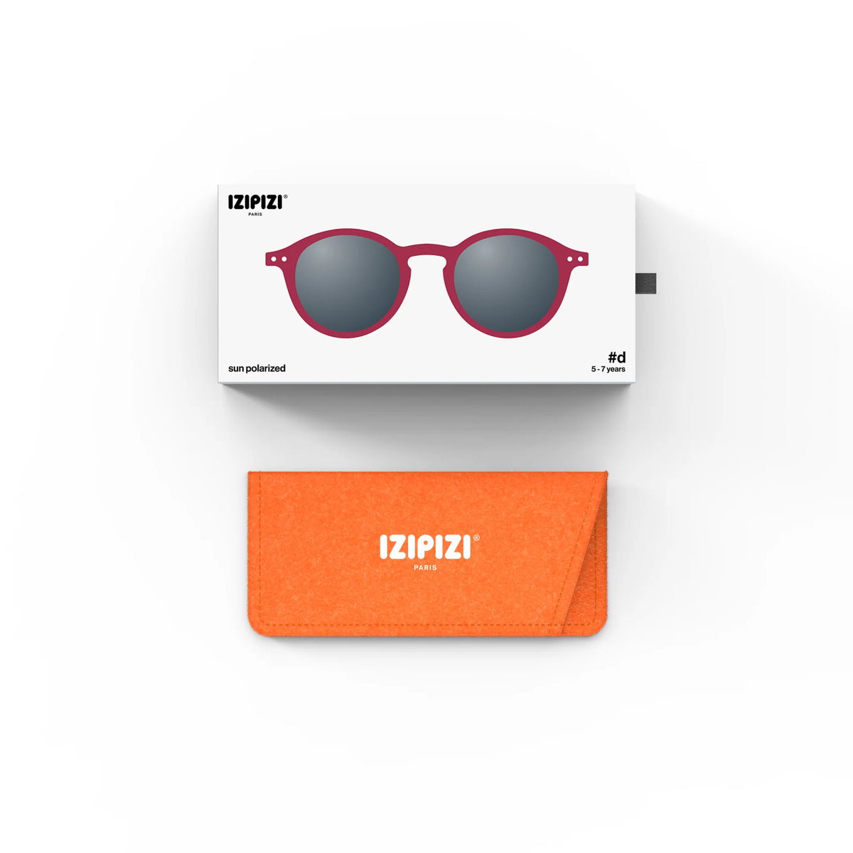 IZIPIZI Sun Child (5-7Y) Collection D Cranberry Kids Sunglasses