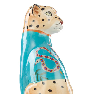 Emporium Pierson Leopard Planter Blue