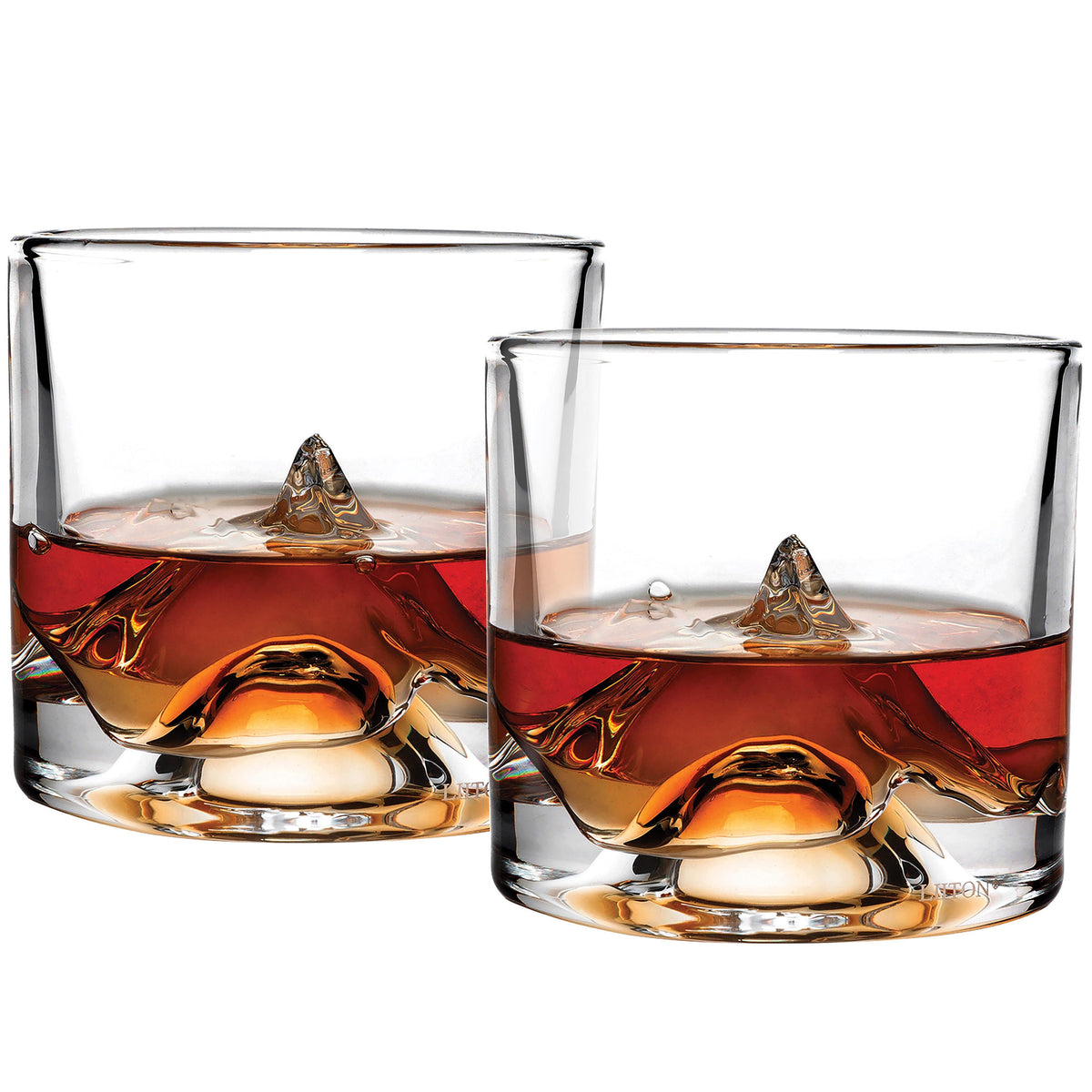 Liiton K2 Whiskey Glasses (Set of 2) Clear 8.7x8.7x8.2cm/250ml