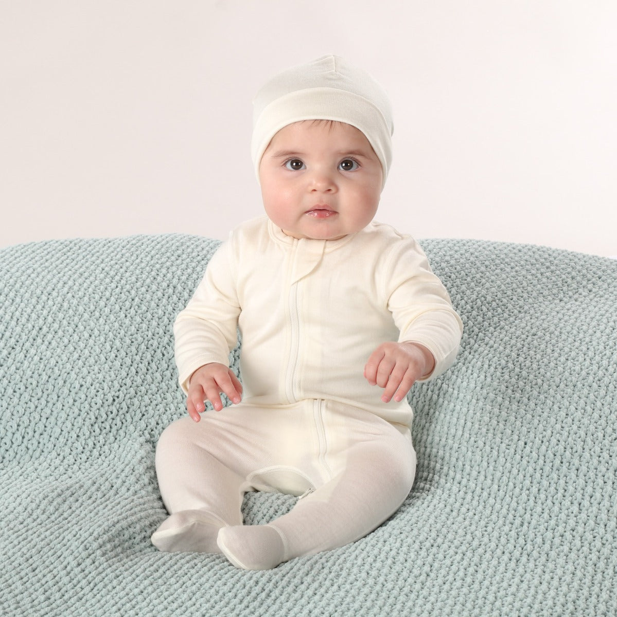 Little bee by dimples Merino Zip Babygrow