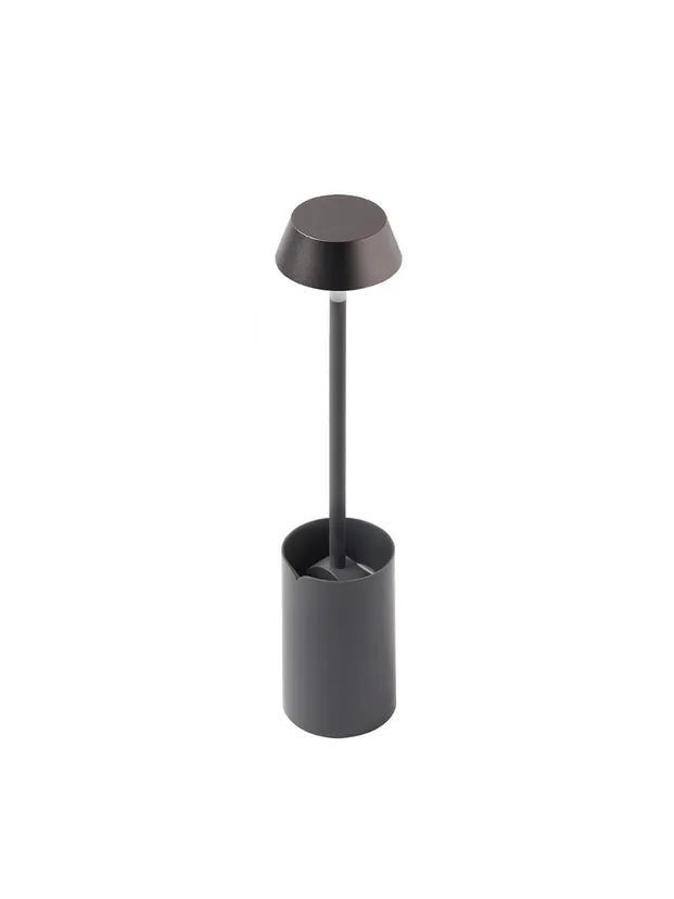 Lexon MIMI CLIP-ON READING LAMP - GUN Metal Flexible LED