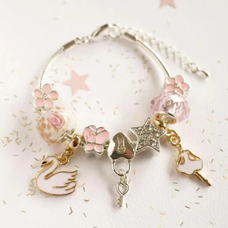 Lauren Hinkley Swan Lake Charm Bracelet Charm bracelet set in a 'lauren hin' branded box