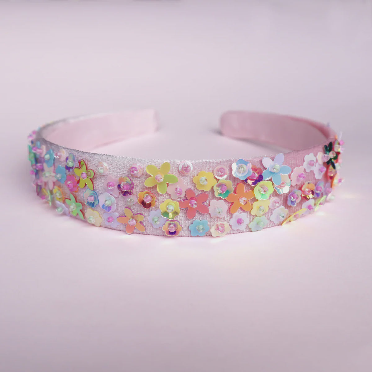 LAUREN HINKLEY Floral Sequin Headband