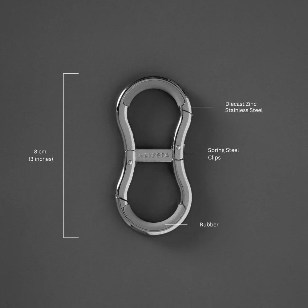 KLIPSTA Link Dual Hook Carry Clip for Bags Bottles