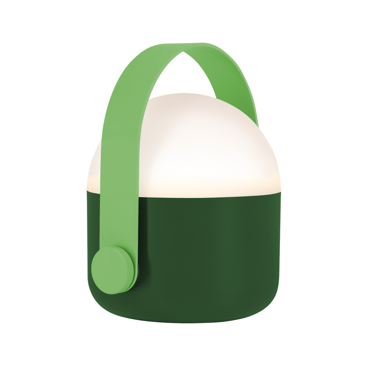 REMEMBER portable lamp with a handle Light Ole - Green