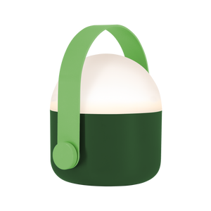 REMEMBER portable lamp with a handle Light Ole - Green