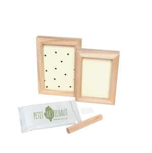 Petit Artichaut Clay Keepsake with Photo Duo Frame -Pretty Hearts
