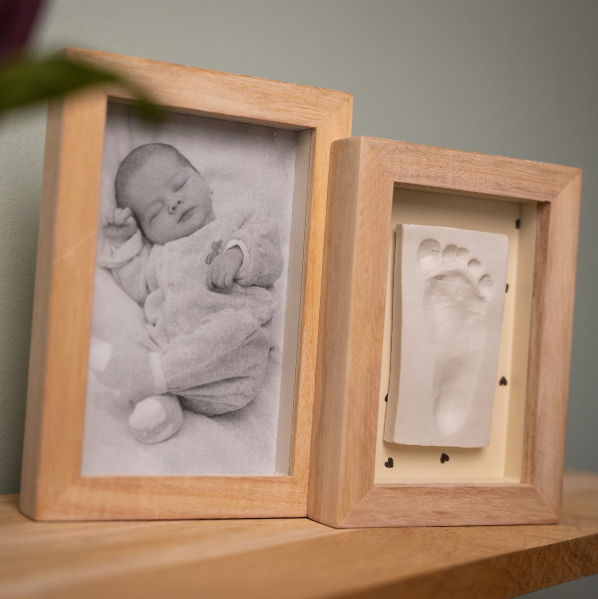 Petit Artichaut Clay Keepsake with Photo Duo Frame -Pretty Hearts