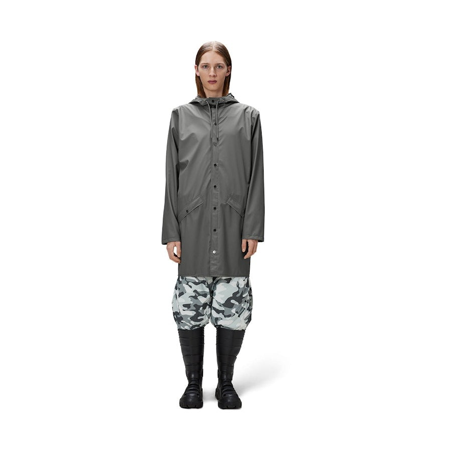 Rains Long Jacket - Grey