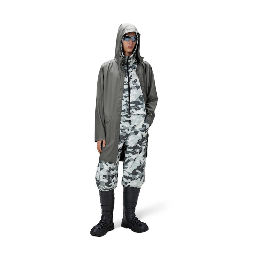 Rains Long Jacket - Grey