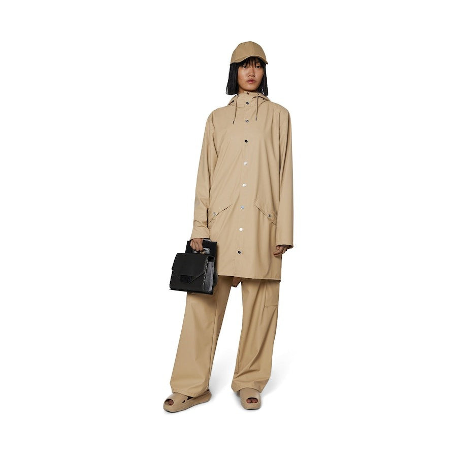 Rains Long Jacket - Sand
