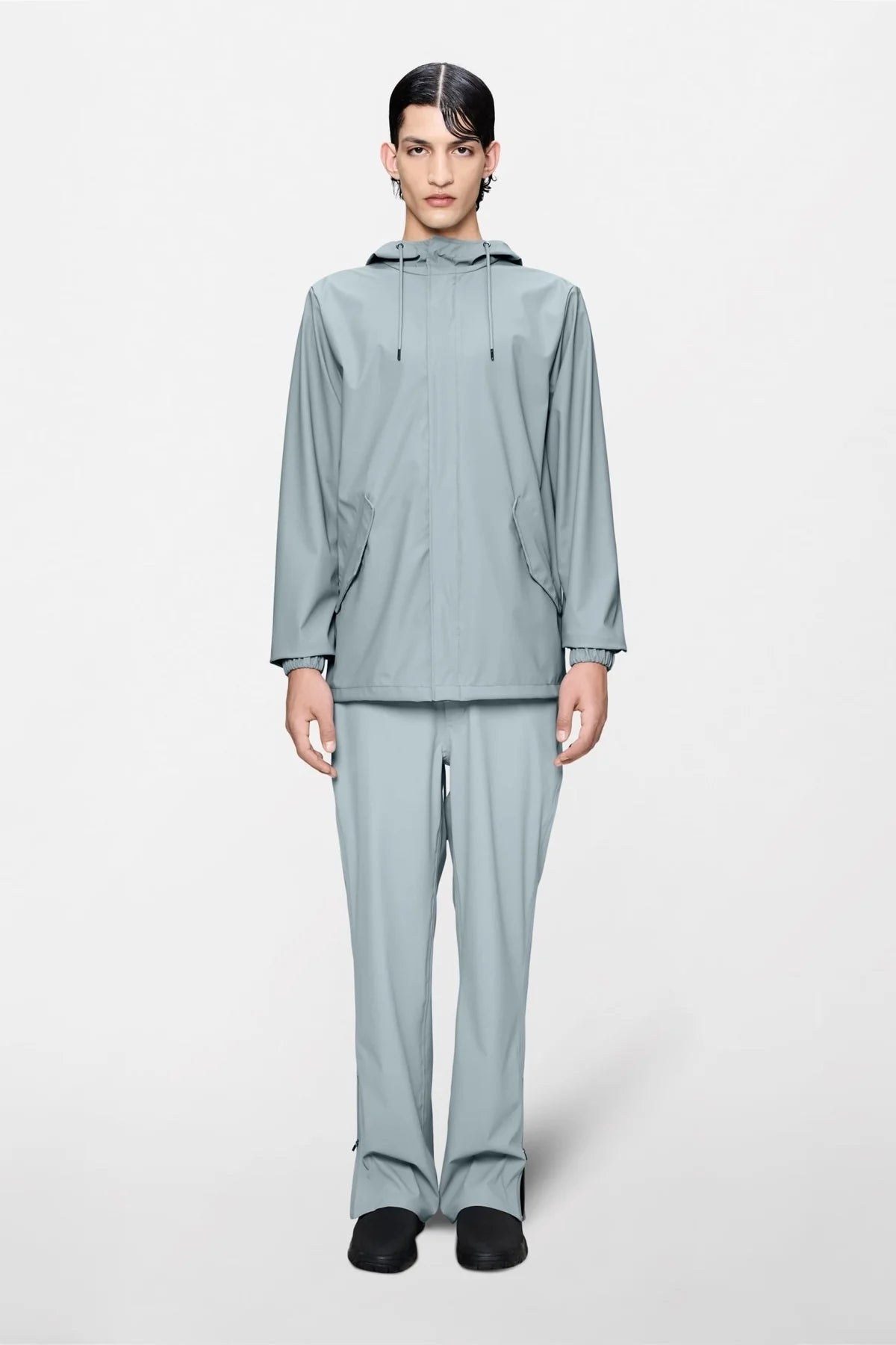 RAINS RAINS Fishtail Jacket W3 - Dawn Light blue raincoat