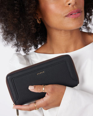 Saben Lyric Wallet Black Leather