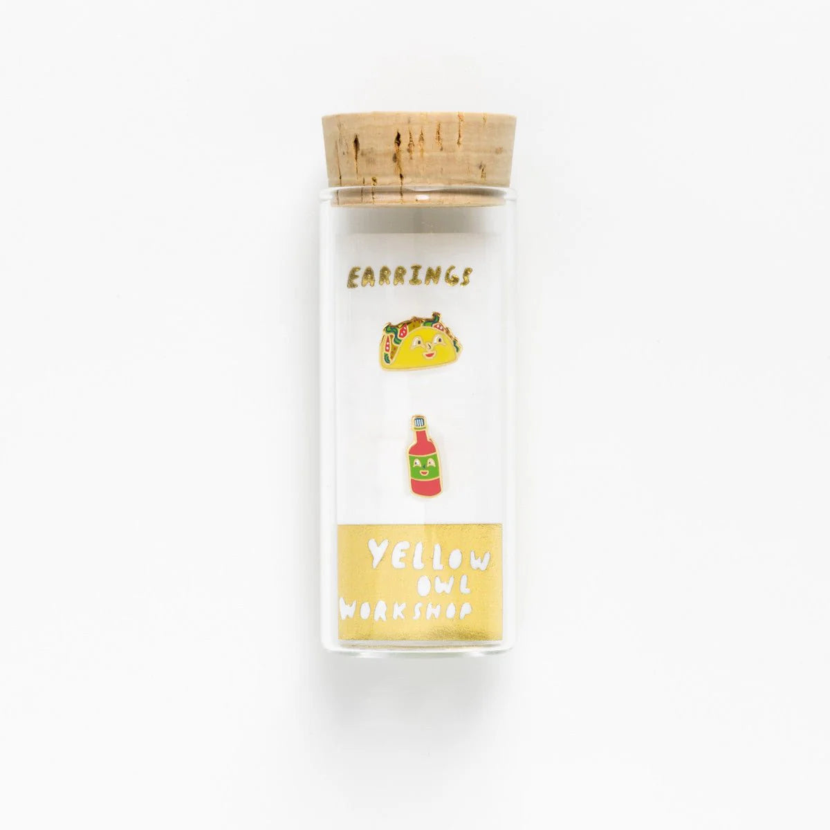 Yellow Owl Workshop Taco & Hot Sauce Earrings