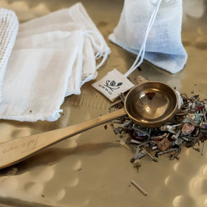 Better Tea Co Tea Scoop Brass